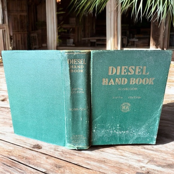 VINTAGE 1938 Diesel Hand Book - Rare Antique Engineering Manual - Collectible - Picture 3 of 13